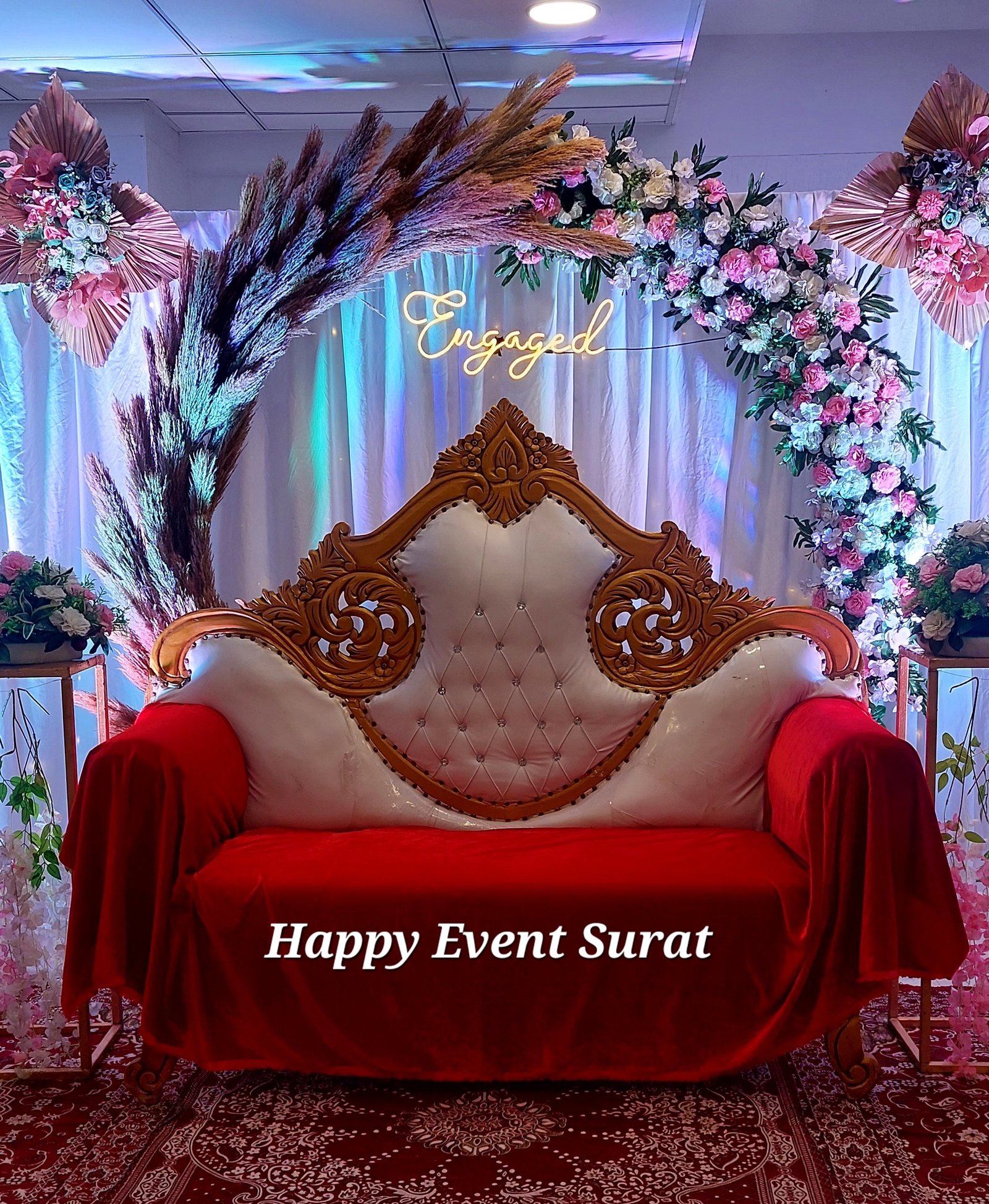 Ring type engagement decoration – Anil Events Bangalore
